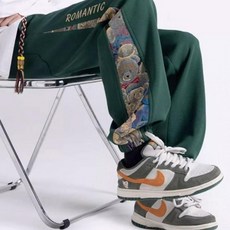 편안한 와이드핏 남성 트레이닝 바지 - 통큰 조거 팬츠