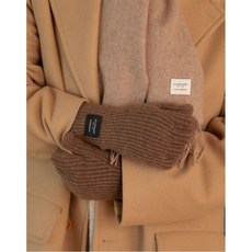 질스튜어트 JILLSTUART MEN ACC 브라운 멜란지 울캐시미어 핑거홀 남자장갑 JUGV5F302W2, NORMAL BROWN