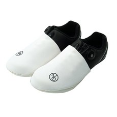 YKYWBIKE 사이클링 신발 커버 보온 토 겨울 오버슈즈 프로텍터 방풍 하프 슈오버 남성 여성 자전거 산악 로드 바이크용 화이트 1쌍 화이트. 100964