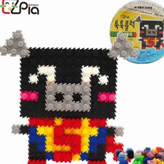 유아 블록 조립 장난감 캐릭터 돼지 만들기 세트 돼지블록