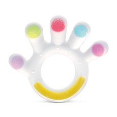 하카 팜 치발기 - 부드러운 실리콘 진정 치발기 노리개 젖 Haakaa Palm Teether - Soft Silicone Baby Soothing Teether Pacifier, 1개