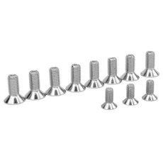 ODO LUCK Fanatec V3 V2 V1 페달용 교체 나사 세트 11개 페달 액세서리(블랙), 실버