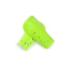 SOCCER SOUL WELL.TAIWAN 發票-(買10 1)中小童專業運動護脛GA(拆帶便利)足球護脛直排輪護脛, 螢光色, 1個