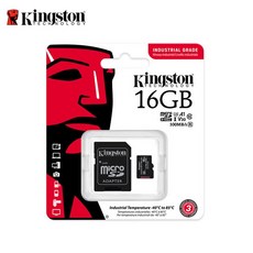 Kingston 金士頓 INDUSTRIAL microSD 工業級記憶卡, 1個, 16GB, 16GB