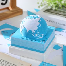 뜯어쓰는 달력 입체 일력 뜯는 3d 지구본 캘린더 2026년, A