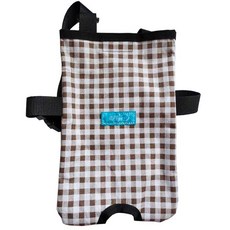 배액관주머니 소변가방 신장수술 고정 벨트 소변백, 5. 브라운체크  1500ml, 1개, 5. 블랙라운드 벨크로 1500ml