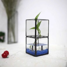 테라리움유리병 이끼테라리움 플랜테리어 유리커버 다육 식물, 1개, 직사각형 길이8cm 높이16cm