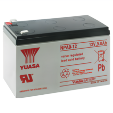 YUASA NPA9-12 鉛酸電池 12V 9.0Ah, 1套, 1個裝