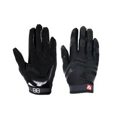 BARNETT FRG-03 주니어 리시버 풋볼 장갑 RE DB RB 블랙 라지 120415, 1개