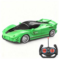 ANYOU RC카 충전 무선 고속 RC카 레이싱, 1개, 그린 페라리 레이싱카