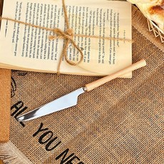 kpins風木柄刀叉勺子簡約小蠻腰西餐餐具高級感傢用不銹鋼意麵叉子, 1個, 木柄小蠻腰茶叉, 木柄小蠻腰茶叉