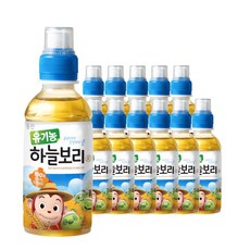 웅진 유기농 하늘보리차, 200ml, 12개