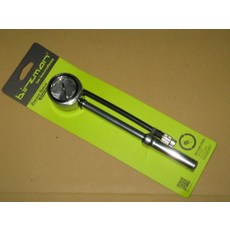 BIRZMAN BM17-SALUT 專業級前叉後避震器打氣筒，400PSI高精度氣壓表，輕巧便攜，適用多種自行車避震系統, 1個