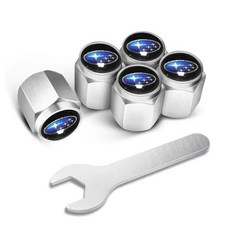 밸브캡 액세서리 장식 캡 금속 에어캡 마개 밸브 커버, 스바루, 1개