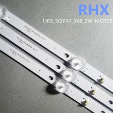 광고 기계용 LCD TV 백라이트 스트립 C43W, 06 3V 6PCS-1TV