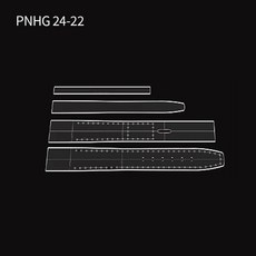 가죽 패턴 YOMDID 시계 스트랩 아크릴 템플릿 DIY 수공예 밴드 제작 스텐실 손목 금형 남녀, 옵션23) PNH G 24-22, 1개