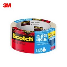 3M 스카치 포장용 테이프 2x강력 3615 투명 48mmx50m, 1개