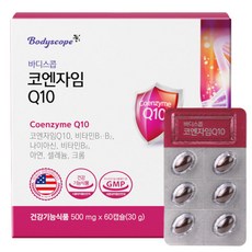 Bodyscope 輔酶Q10膠囊, 60顆, 1盒