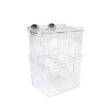 【WIDE VIEW】懸浮式孔雀魚繁殖隔離盒(孔雀魚隔離 小魚躲藏 小蝦躲避 孔雀魚繁殖 飼育盒 產子盒/WW3100), 1個