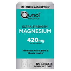 Qunol 特強效鎂 420mg 膠囊, 1個, 120錠