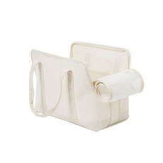 [무인양품] 폴리에스터 면 마 반려동물 이동 가방, 인디고블루 4550584238215