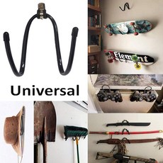 솔리드 튜브 행잉 브래킷 슬라이딩 뒷좌석 벽걸이형 보관용 대형 보드 가정용 도구 차량, 7.5x15.5cm