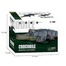 악어장난감 RC악어 RC보트 무선조정 충전식 키덜트, B. 생체 공학 악어, 1개