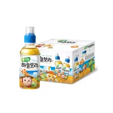 웅진 유기농 하늘보리 200ml 24개, 웅진 코코몽 유기농순한작두콩차 200ml, 24개