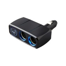 【日本Kashimura】可調式電源雙孔插座 Type-C USB 已認證 KX-231 KX-232 點煙頭 支援PD, 1個