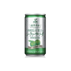 고베 거류지 엄선 소재 오키나와현산 과즙의 시콰사 소다 캔 185ml×20개 다 마심 손으로 딴 시크아사 탄산음료 탄산 주스, 185ml, 20개