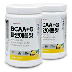 프로게이너 BCAA+G 파인애플맛 L-글루타민 아미노산, 2개, 300g