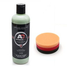 오토브라이트다이렉트 AD 클리어뷰 유막제거제 500ml+저먼패드, 500ml, 1개