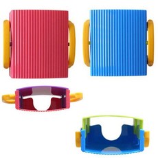 미니 팩음료 컵홀더 크기조절 손잡이 우유케이스, 블루, 1개