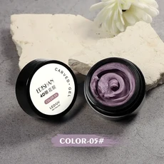 네일 조각 접착제 4D 입체 모양 릴리프 광선 요법 매니큐어 UV 모델링 클레이 스페셜