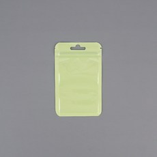 모든팜365 컬러 소분 지퍼백 6~10cm 1p 지퍼백중형, 7.5x12 - 옐로우그린, 중(M), 1개, 1개
