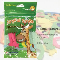 조이풀스마일 어린이치실 기린20개입, 기린타입, 10팩