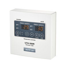 우리엘전자 UTH-300R 2난방 (리모컨포함) 6Kw 온도조절기 전기난방 필름난방 조절기