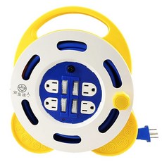 安全達人 3P 輪座式延長線 (4座4切) 8米 EP-909B-8M 1650W, 1個