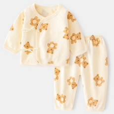 아동 배냇 저고리 아기 유아 우주복 신생아 배냇 저고리 상하의 패턴 내복