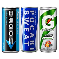 포카리스웨트 240mlx(10캔) + 게토레이240mlx(10캔) + 파워에이드240mlx(10캔), 30개, 240ml