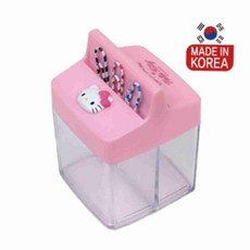 사각 자석 크립통 헬로키티 책상정리함
