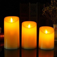 LED 촛불 무드등 전자 양초 수유등 조명 안전 인테리어 분위기, 2-가짜초-12.5cm 가, 2-가짜초-12.5cm