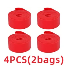 PINMOAP 2/4/20PCS 펑크 방지 타이어 패드 PVC 라이너 내부 튜브 보호 12-29 인치 및 700c 도로 자전거에, 05 24inch, 02 4PCS(2bags)