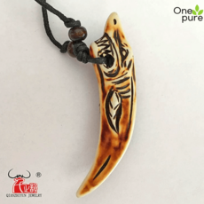 상어이빨 늑대이빨 DIY 장식 생물 선물 데칼, 02골드