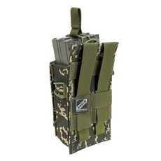 K.T.T. J-TECH 快拔M4步槍彈匣袋-II 2X1 雙彈匣 快取 戰術裝備, 陸戰迷彩