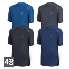 [스타일필드] 4세트 여름 시즌 기능성 쿨링 스판 반팔 티셔츠 작업복 외출복 일상복 JUA326