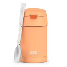 써모스 펀테이너 보온도시락 473ml 스푼 포함 - 네온오렌지, 써모스 펀테이너 보온도시락 473ml 스푼 포함 - 네, Neon Orange