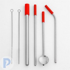 스테인리스 음료용 빨대 세트 카페빨대 스테인레스빨대 세척빨대 위생빨대 음료빨대