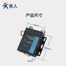 누구 산업용 시리얼 서버 USR-W610 RS232 485 무선 WIFI 이더넷 변환기, 01 옵션1