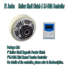 섬유/인쇄/포장용 산업용 마그네틱 클러치 브레이크 장력 컨트롤러 6/12/50/100Nm 0.6/1.2/5/10kg DC24V 10, 05 6Nm--0.6kg, 03 FL-K and SJ-180A